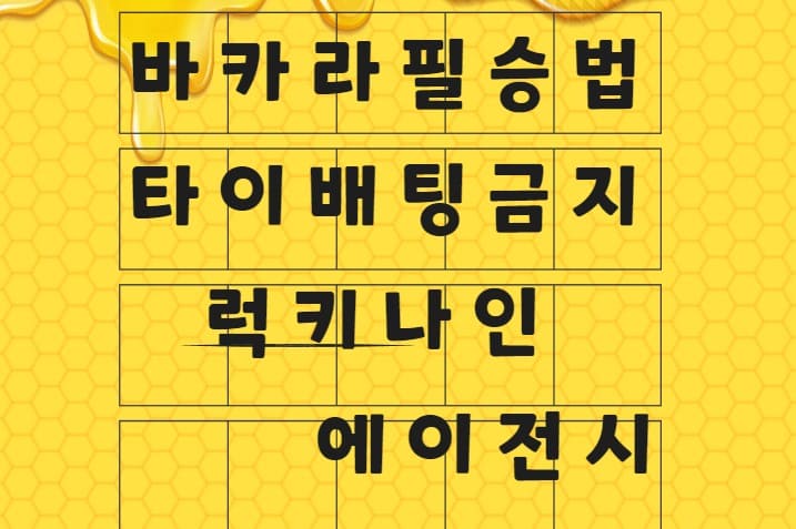바카라필승법, 바카라타이배팅, 타이배팅