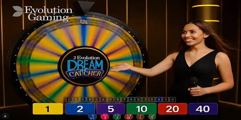 드림캐쳐 멀티플라이어 기능 설명도, 2배·7배 승수 적용 과정과 연속 멀티플라이어 계산 예시를 보여주는 상세 가이드