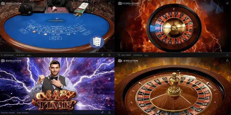 에볼루션 카지노 대표 게임 종류 소개, 라이브 바카라, 룰렛, 블랙잭, 크레이지 타임 등 다양한 라이브 게임 컬렉션